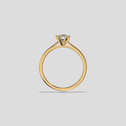 Classic Solitaire Ring Gold