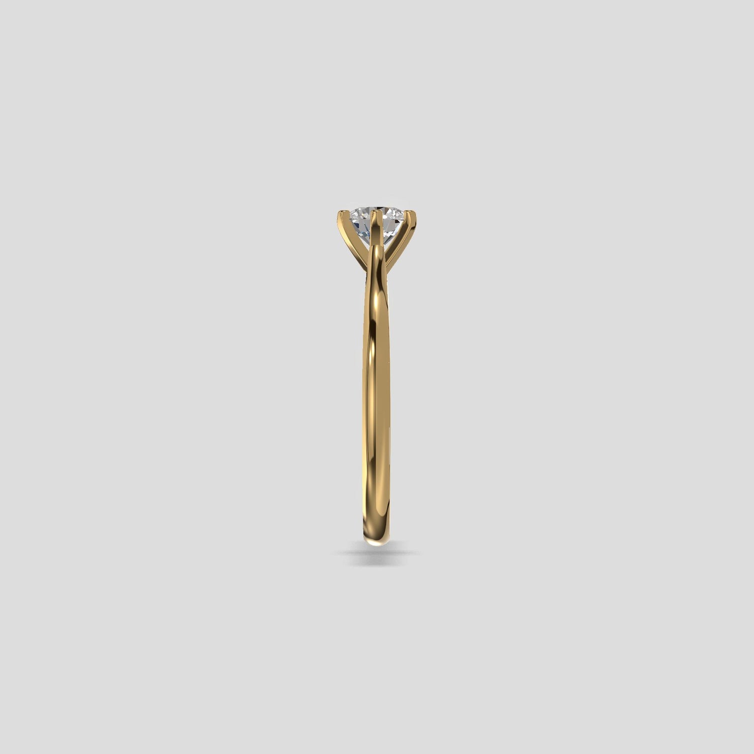 Classic Solitaire Ring Gold