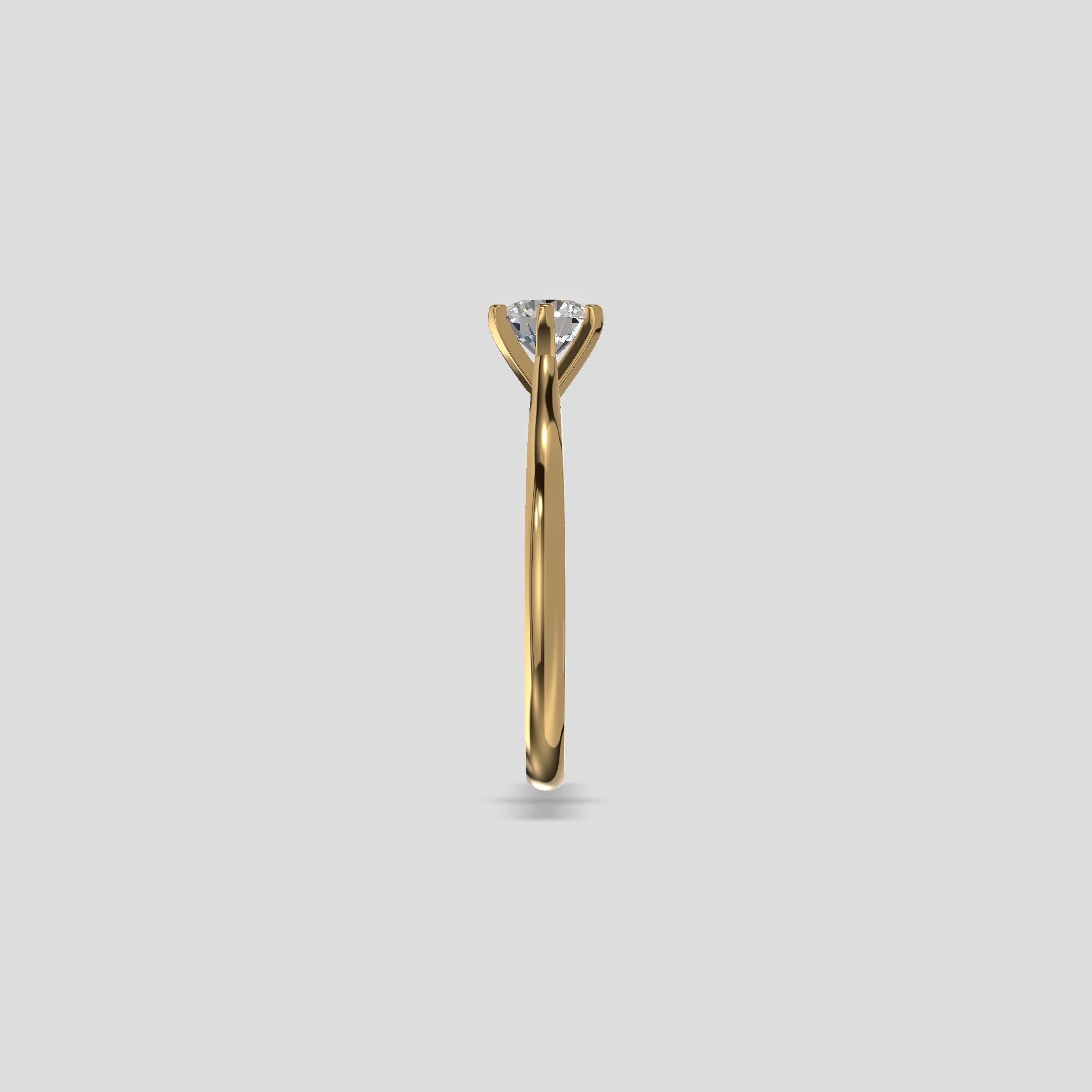 Classic Solitaire Ring Gold