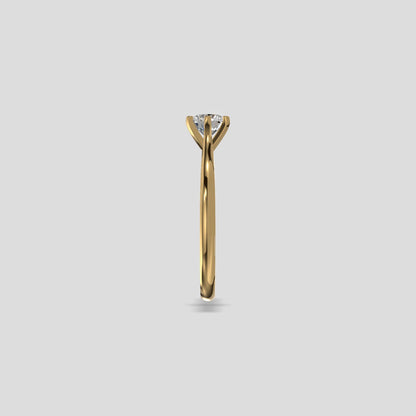 Classic Solitaire Ring Gold
