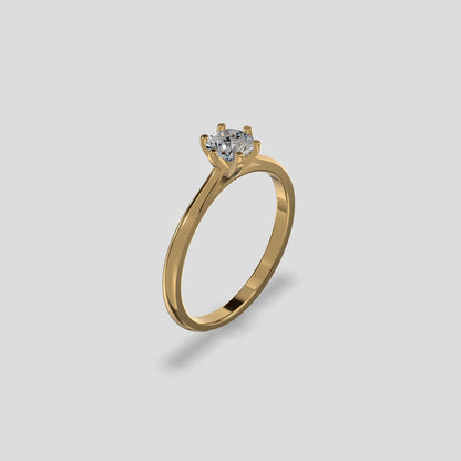 Classic Solitaire Ring Gold
