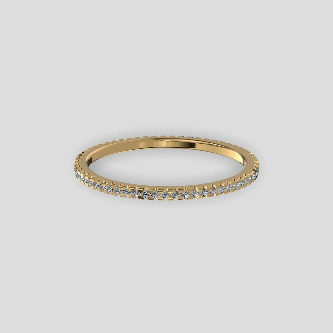 Elysian Sparkle Eternity Band Gold