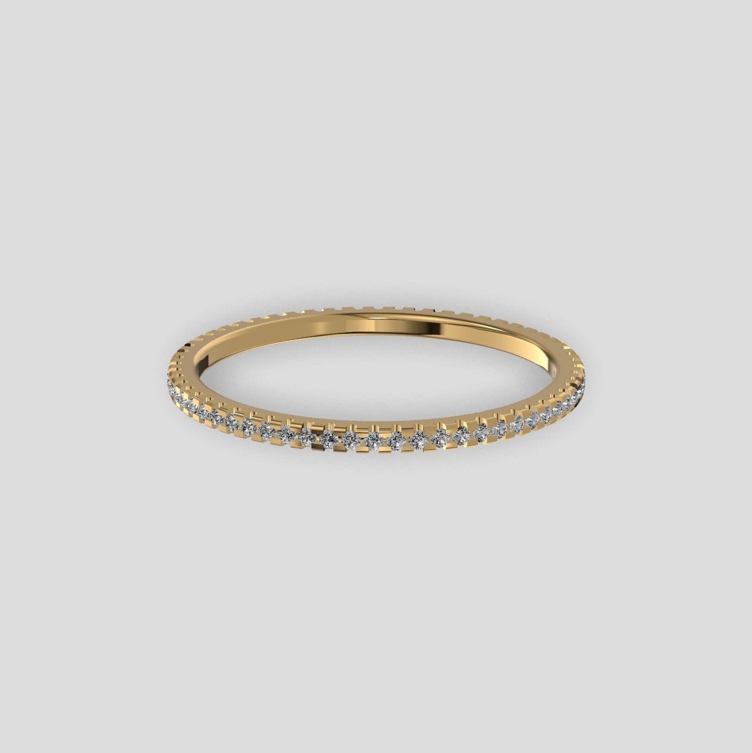Elysian Sparkle Eternity Band Gold