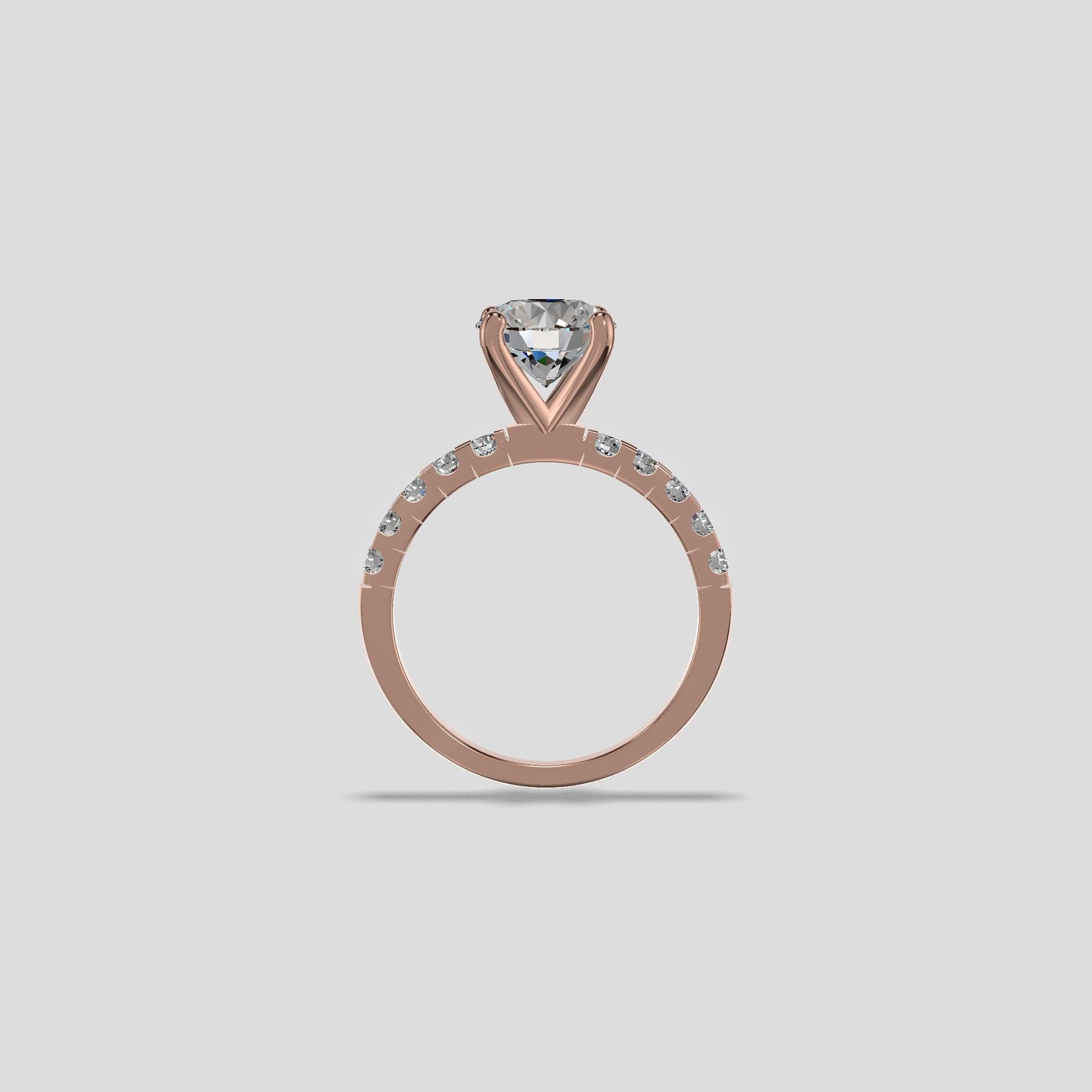 Elysia Grande Solitaire Ring Gold