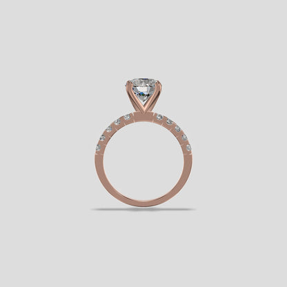 Elysia Grande Solitaire Ring Gold