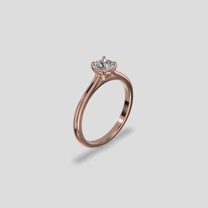 Aurora Classic Solitaire Ring
