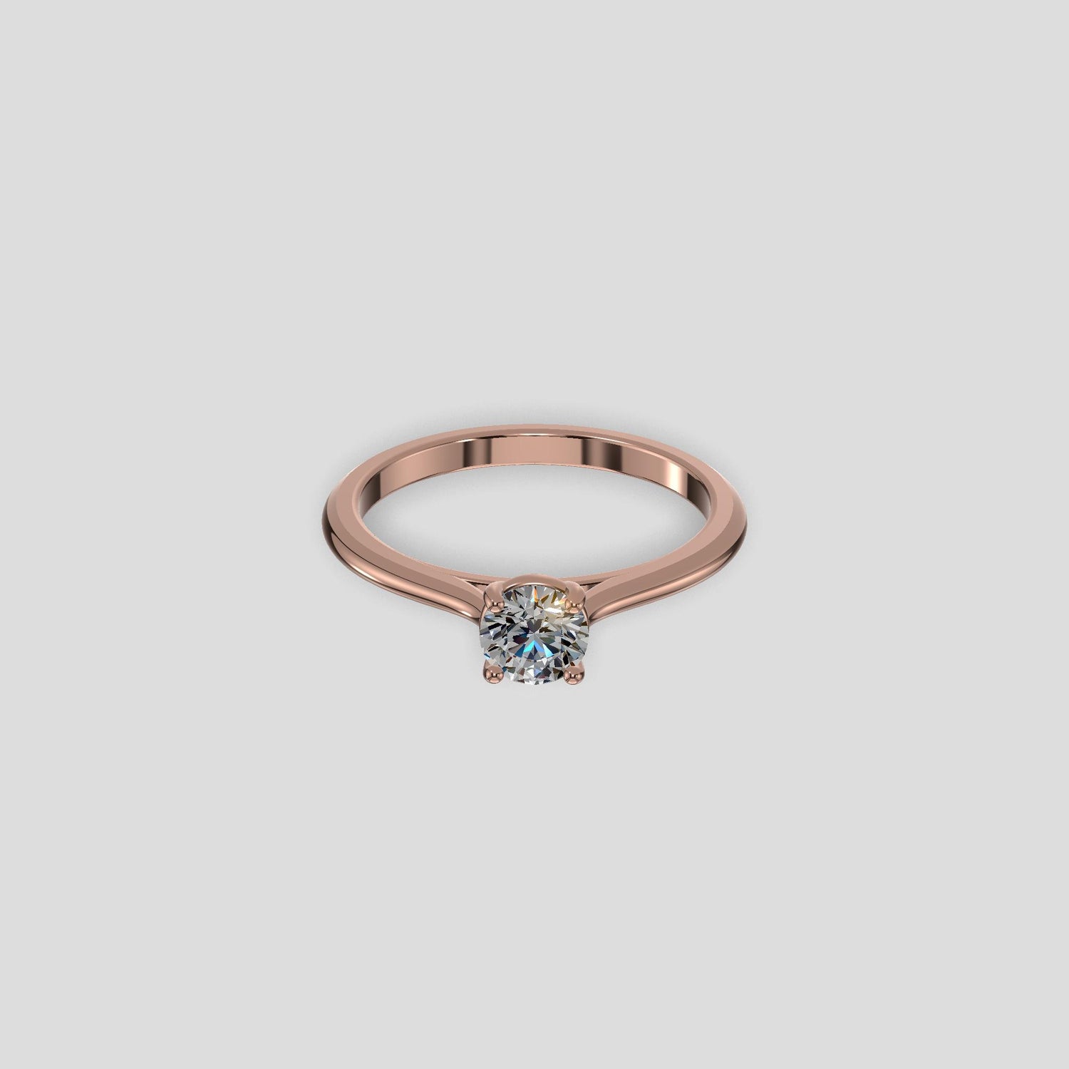 Aurora Classic Solitaire Ring