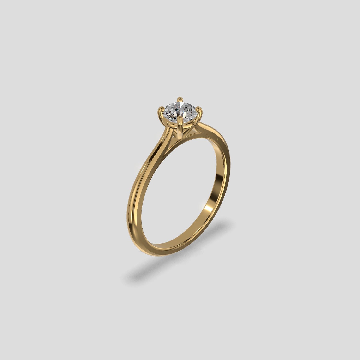 Aurora Classic Solitaire Ring