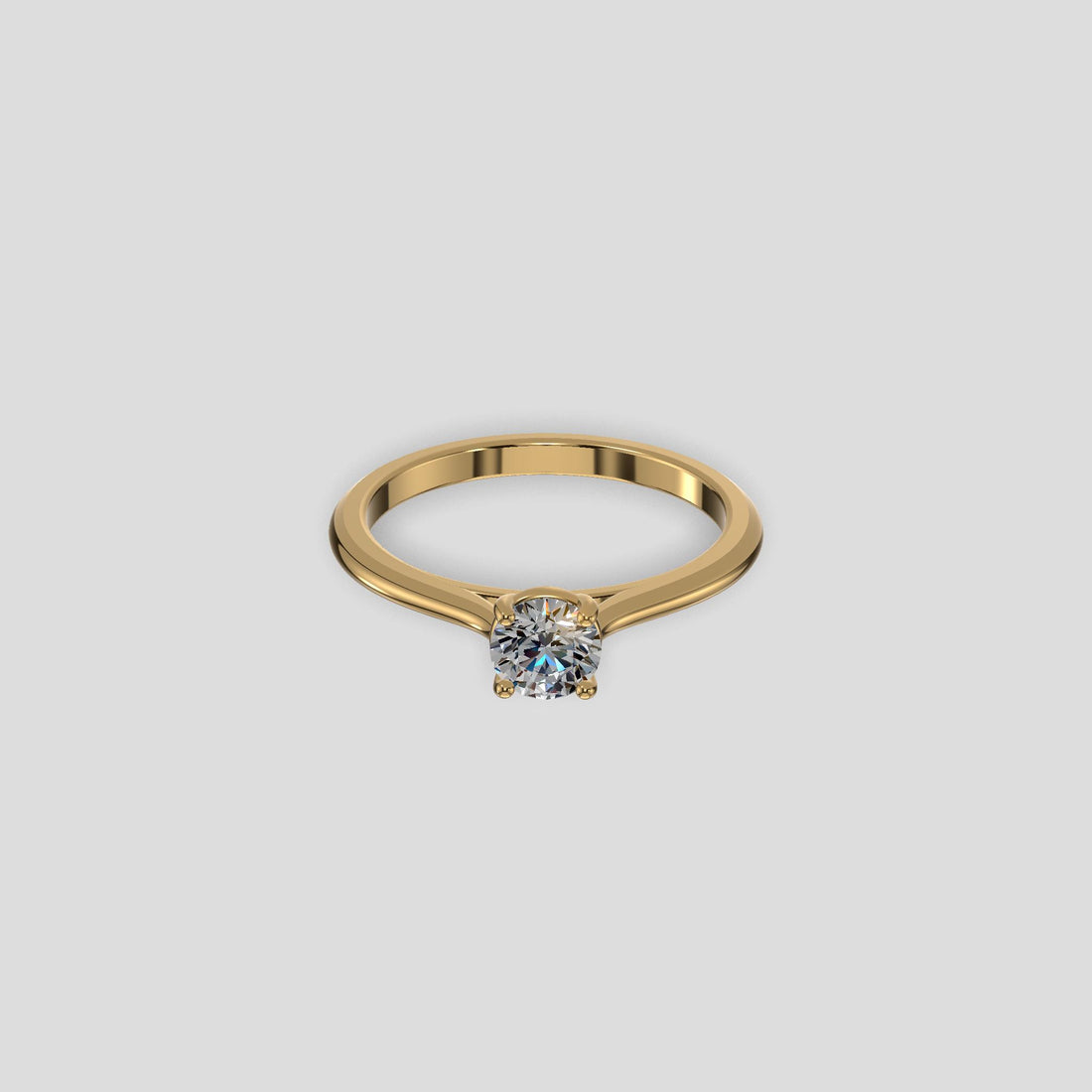 Aurora Classic Solitaire Ring