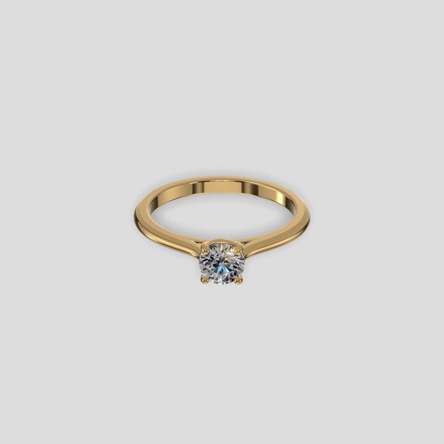Aurora Classic Solitaire Ring