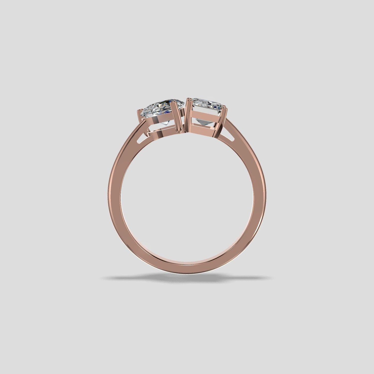 Eternal Bond Two-Stone Ring Gold