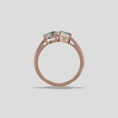 Eternal Bond Two-Stone Ring Gold