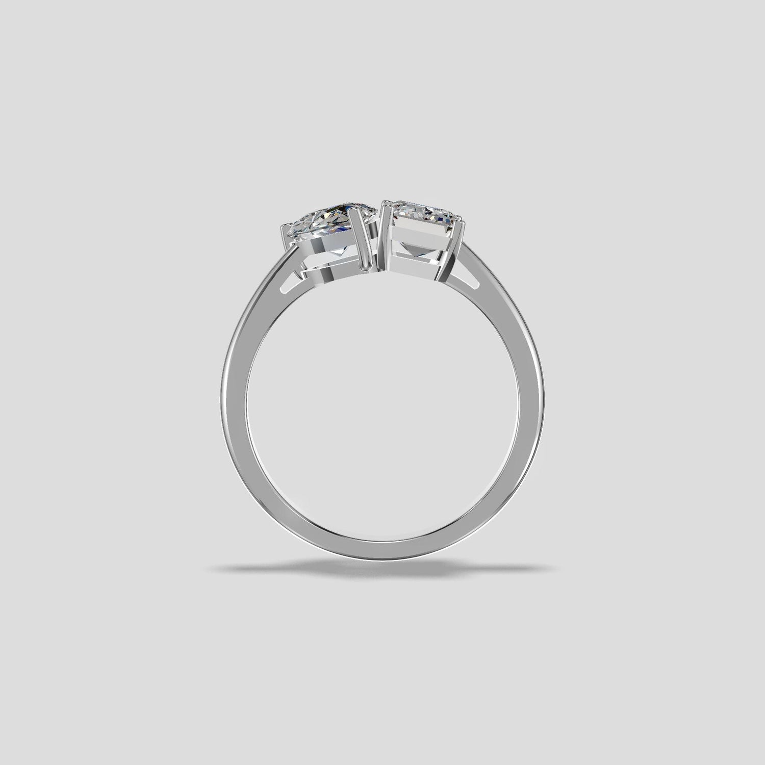 Eternal Bond Two-Stone Ring Platinum