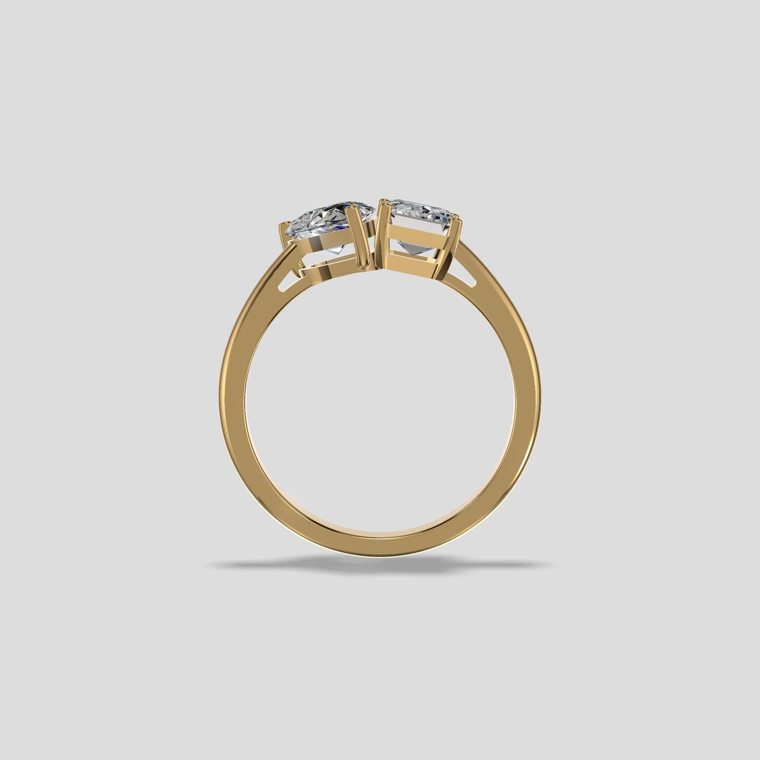Eternal Bond Two-Stone Ring Gold