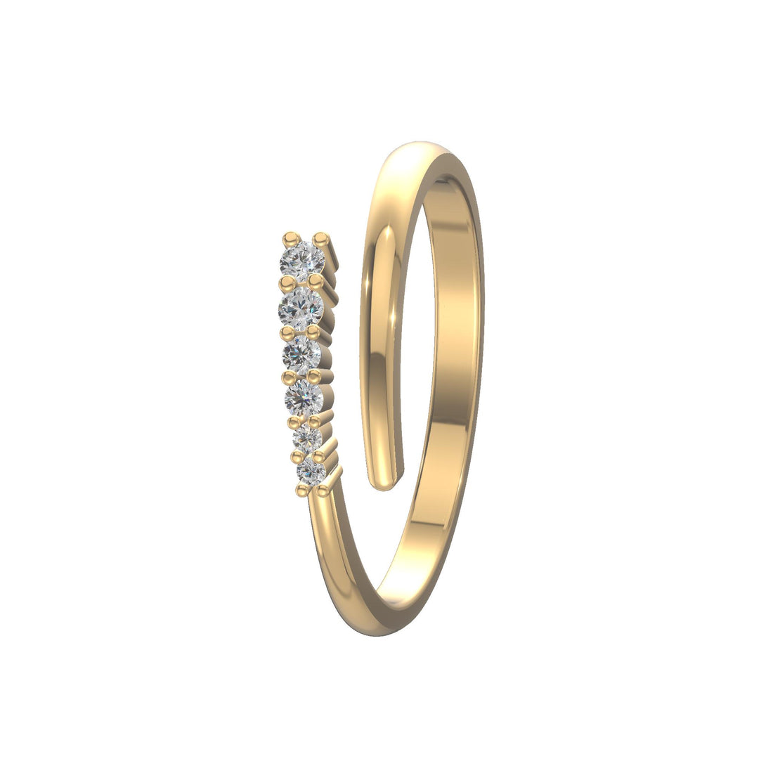 Linea Grace Diamond Ring Gold
