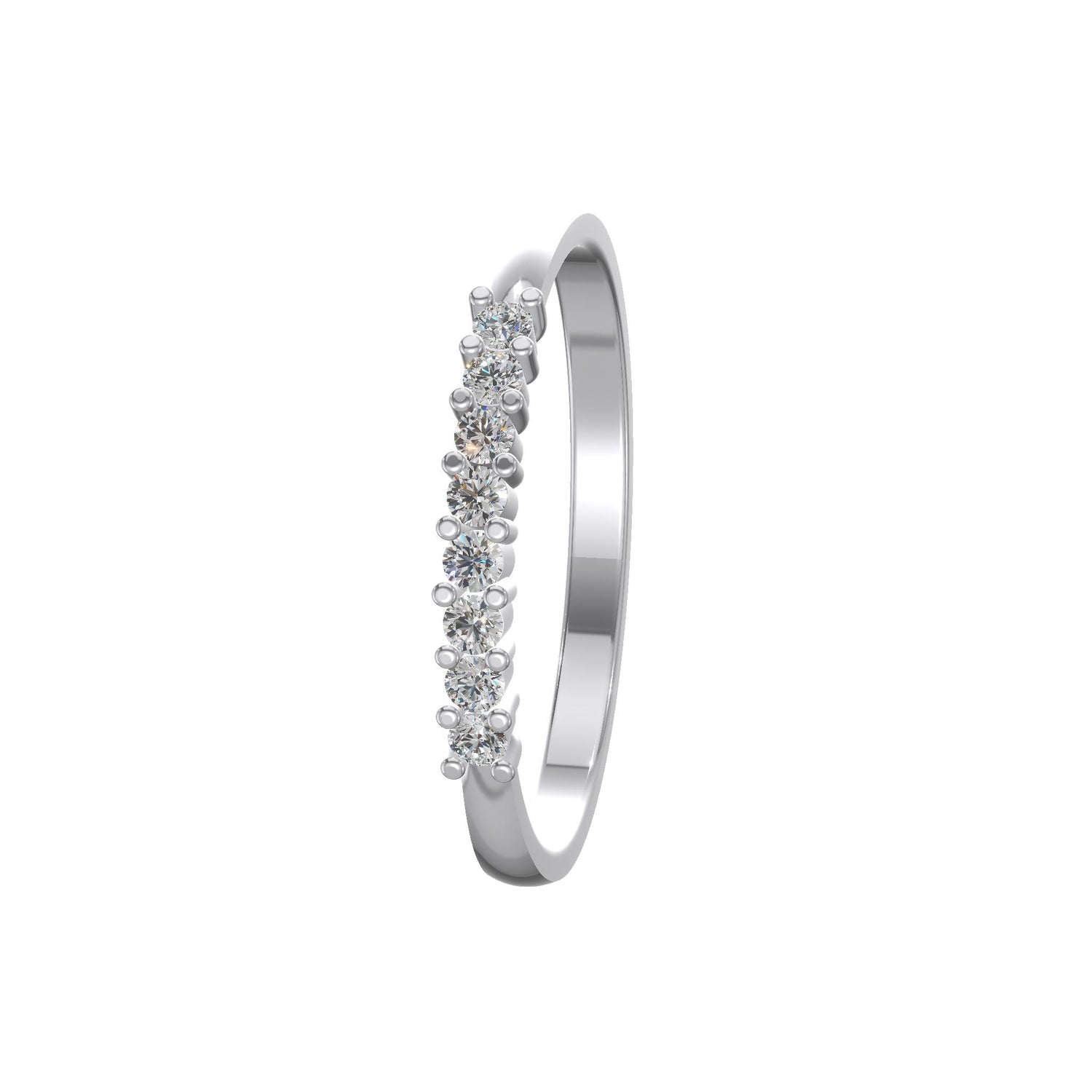 Eternal Grace Diamond Band Silver