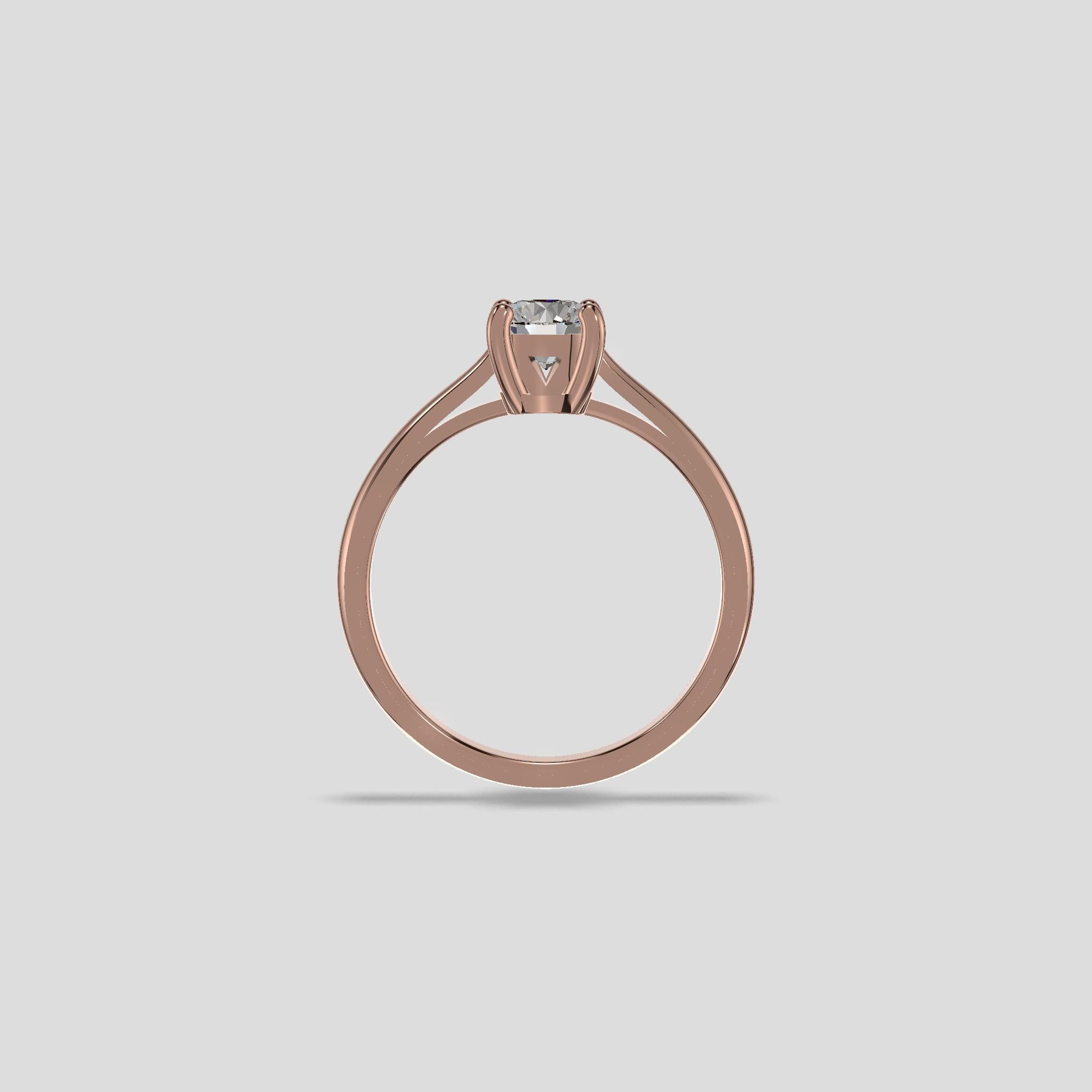 Aurora Classic Solitaire Ring