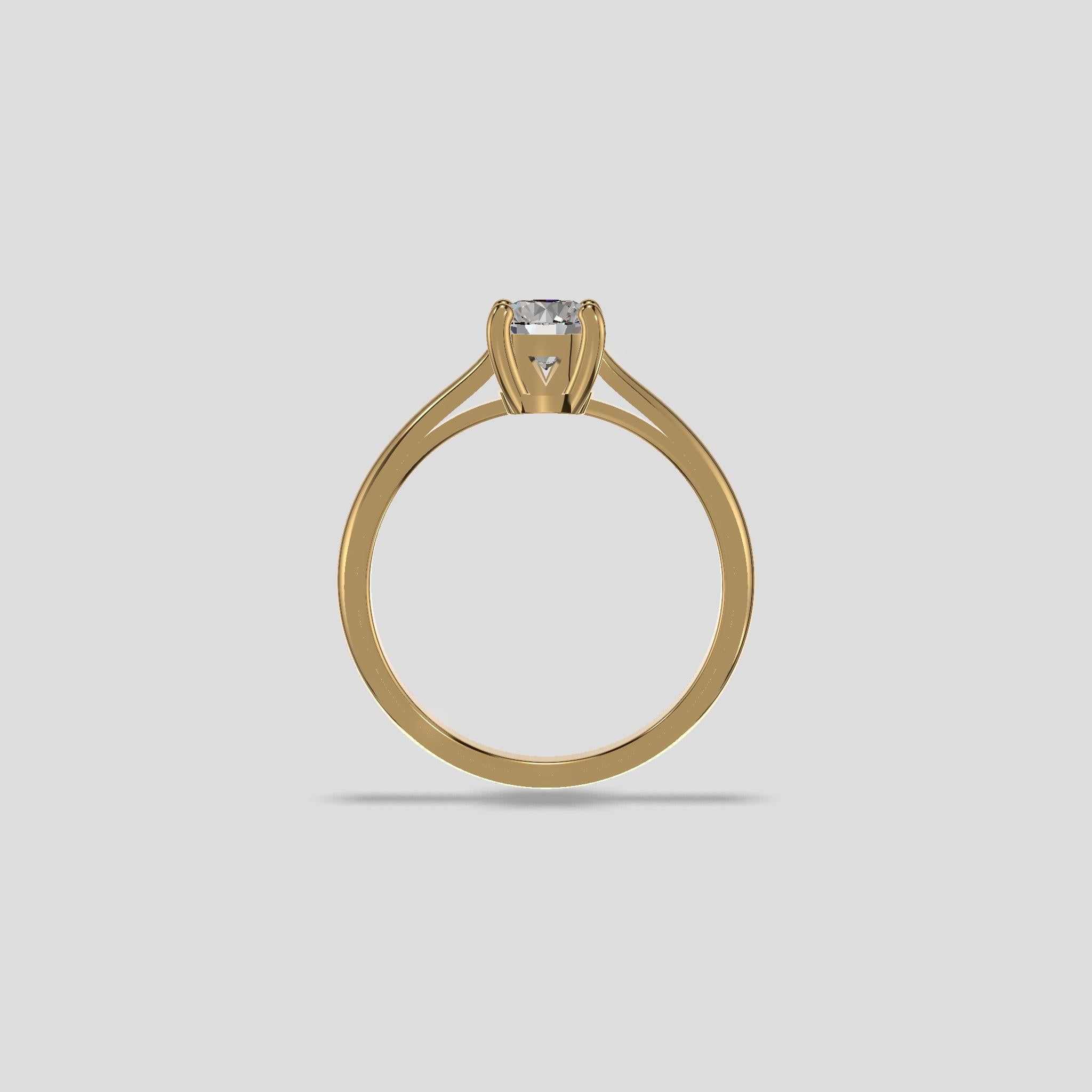 Aurora Classic Solitaire Ring