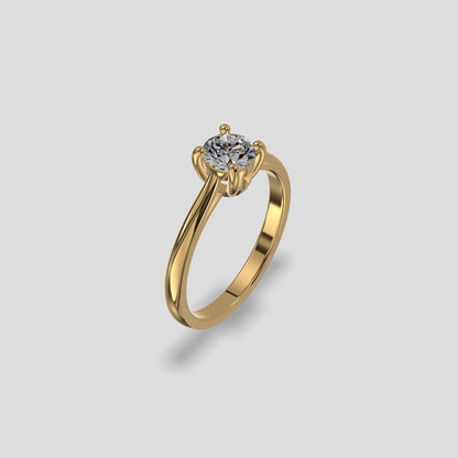 Aurora Classic Solitaire Ring
