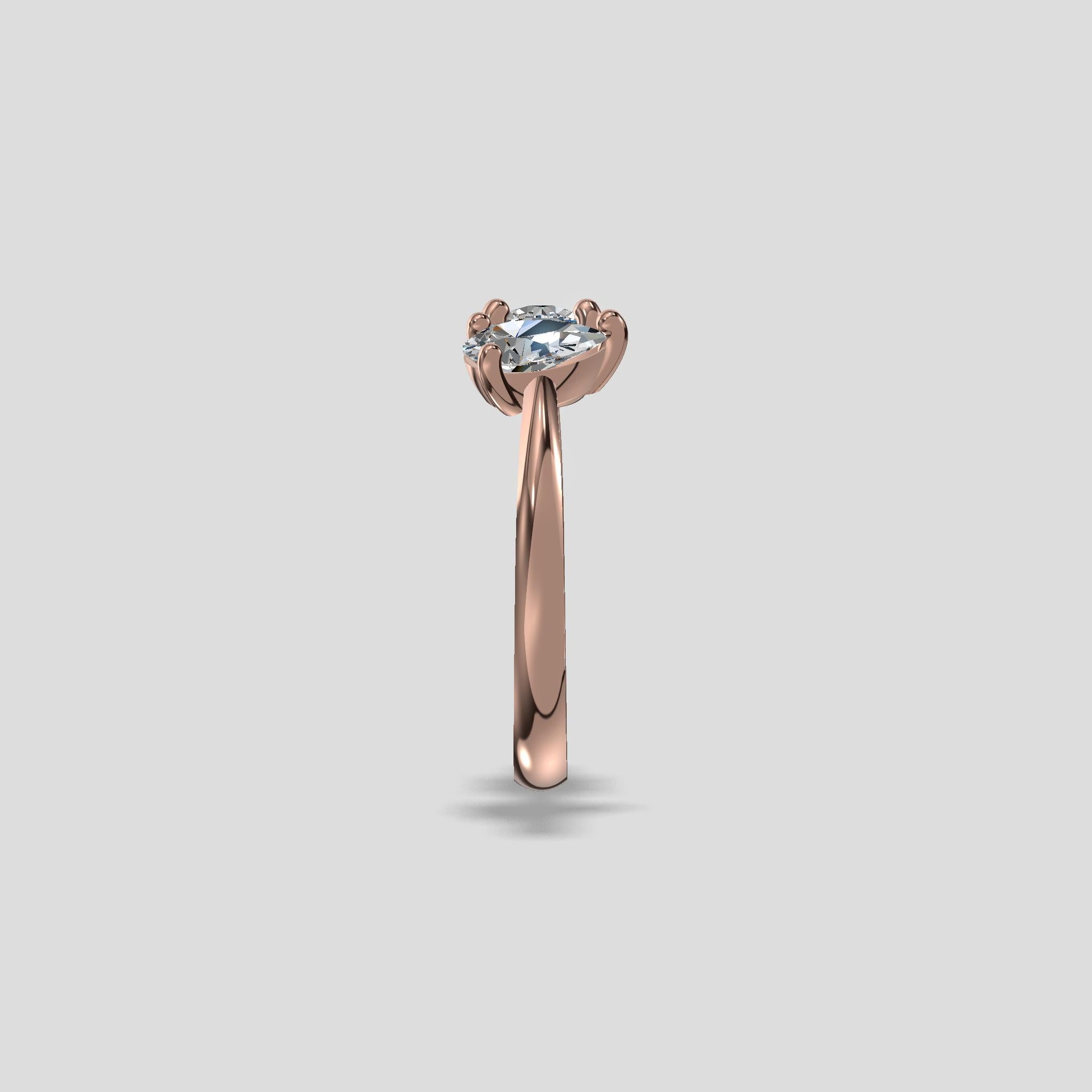 Duet Harmony Diamond Ring