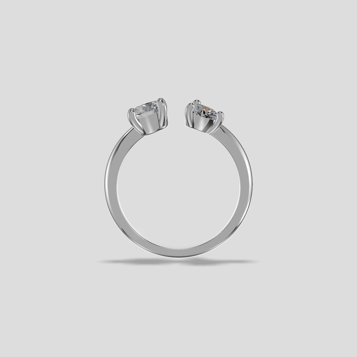 Duet Harmony Diamond Ring