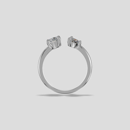 Duet Harmony Diamond Ring