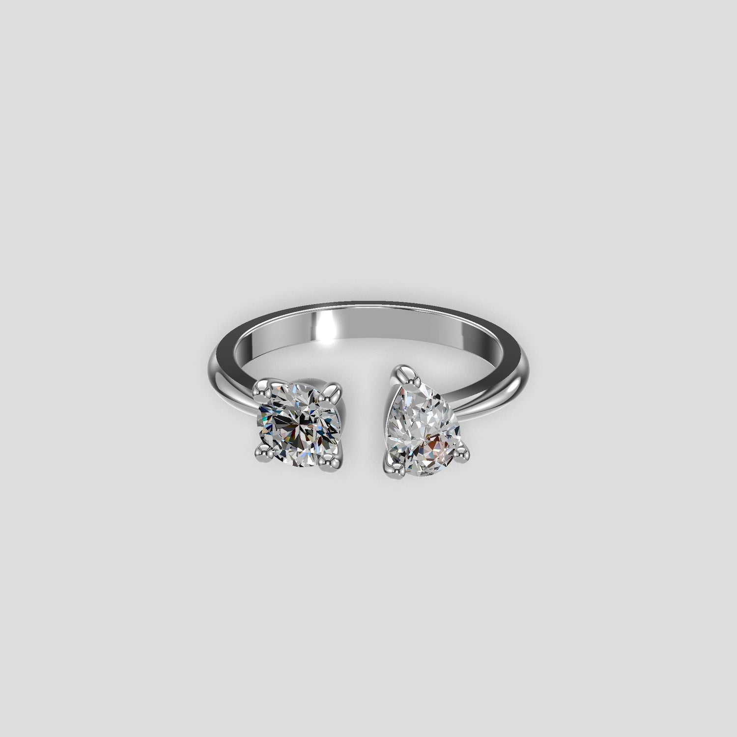 Duet Harmony Diamond Ring