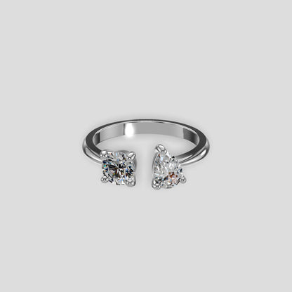 Duet Harmony Diamond Ring