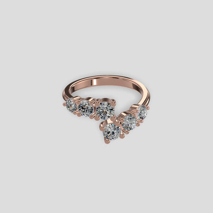 Aurora Cluster Diamond Ring