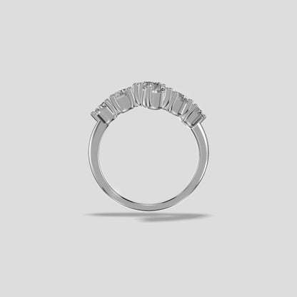 Aurora Cluster Diamond Ring