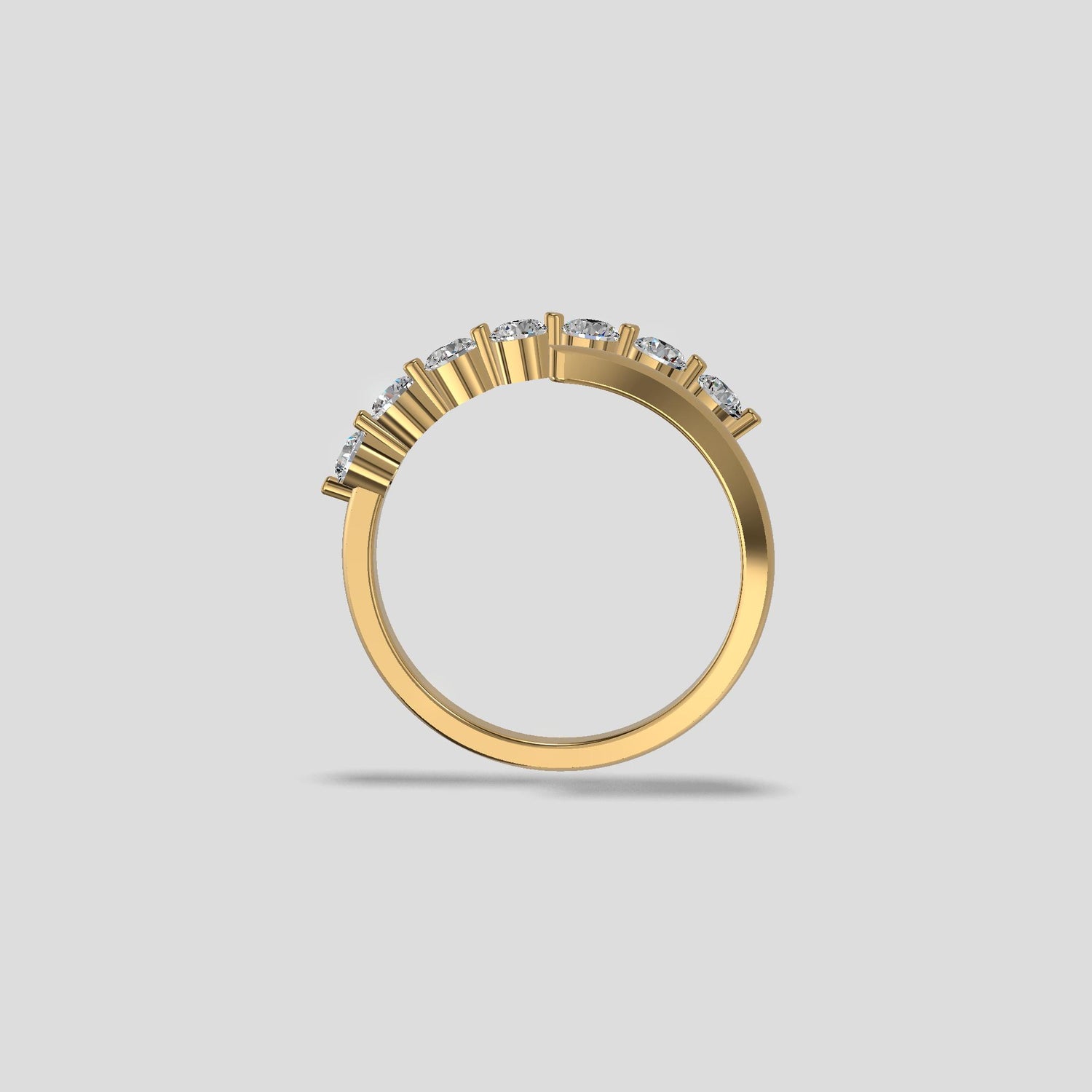 Aurora Seven Stone Diamond Ring