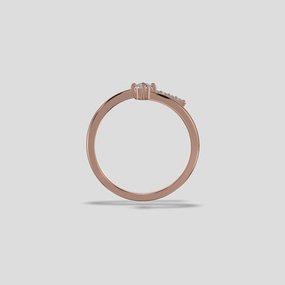 Celestia Spiral Diamond Ring