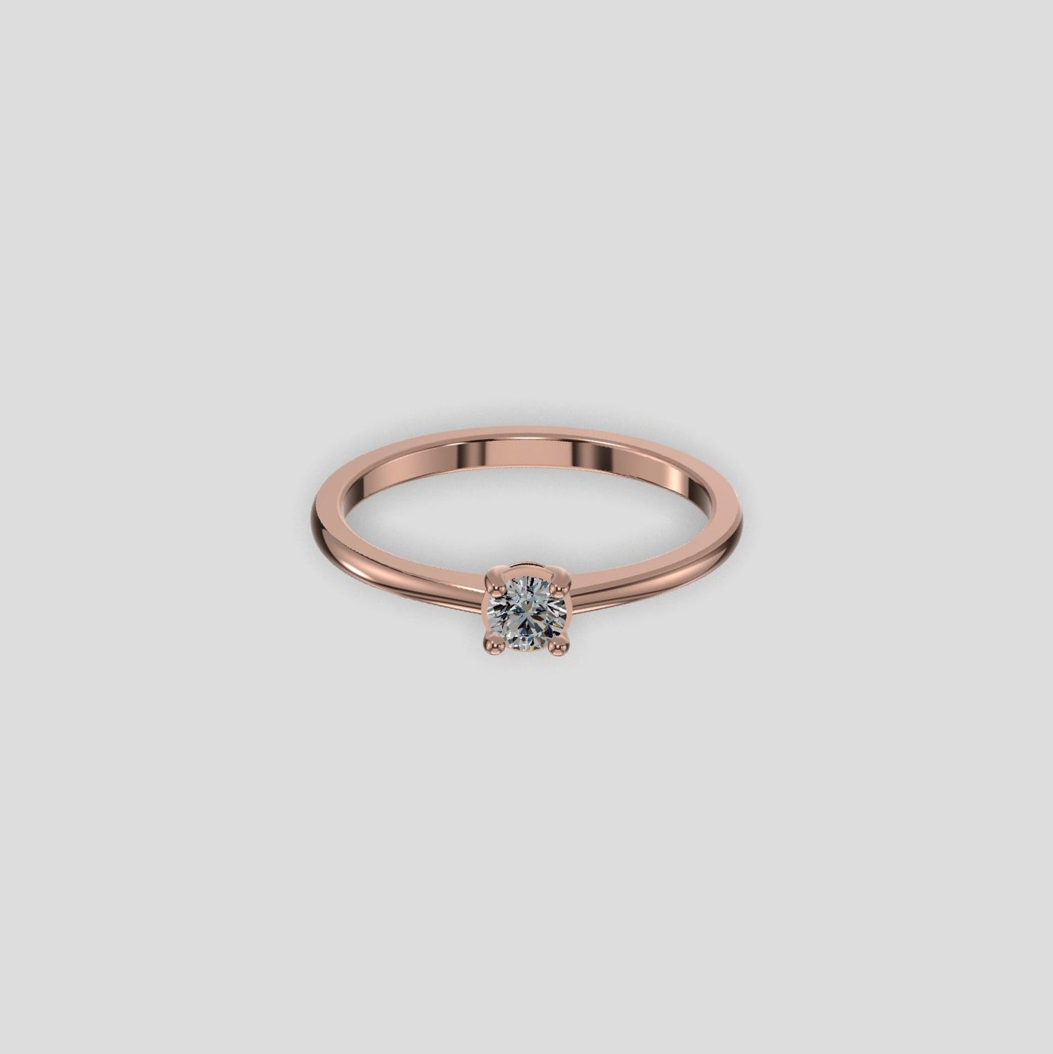 Eterna Solitaire Diamond Ring