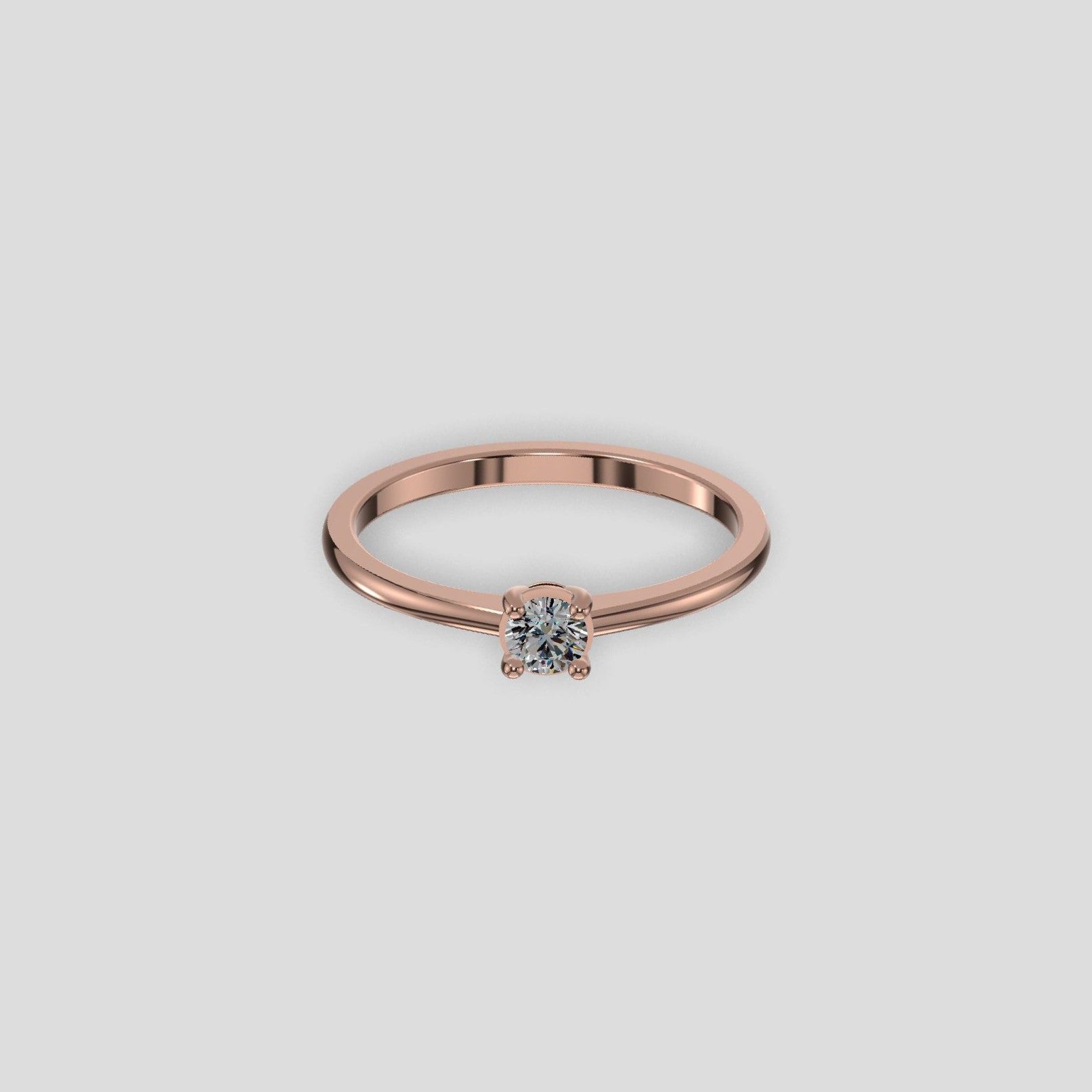 Eterna Solitaire Diamond Ring