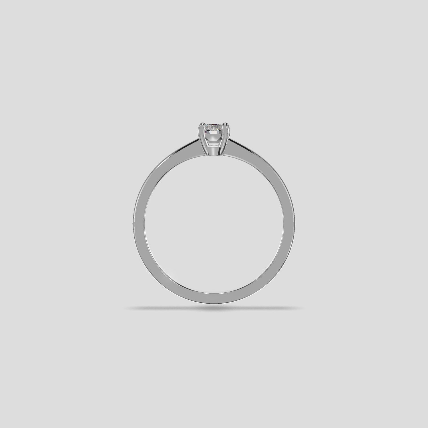 Eterna Solitaire Diamond Ring Platinum