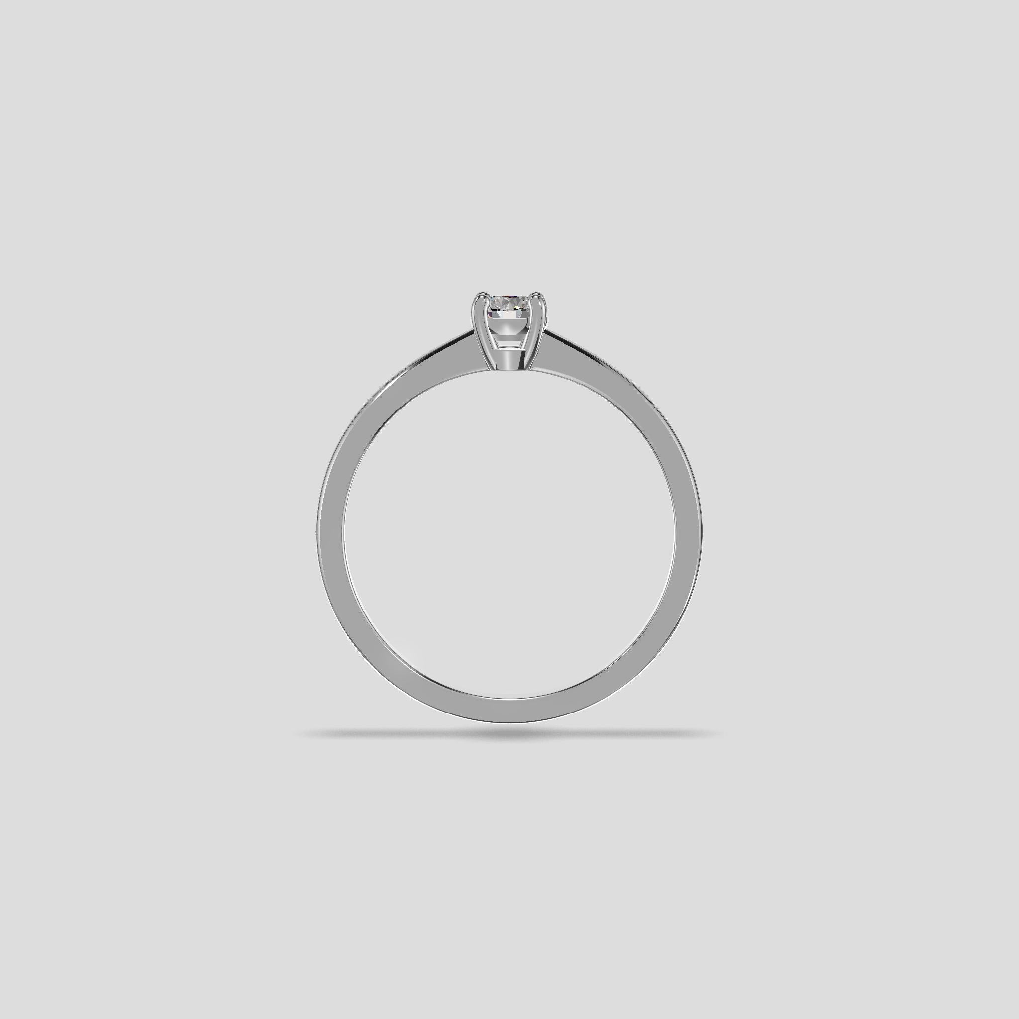 Eterna Solitaire Diamond Ring Platinum