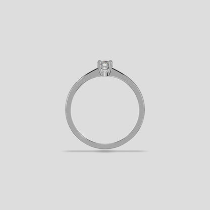 Eterna Solitaire Diamond Ring Platinum