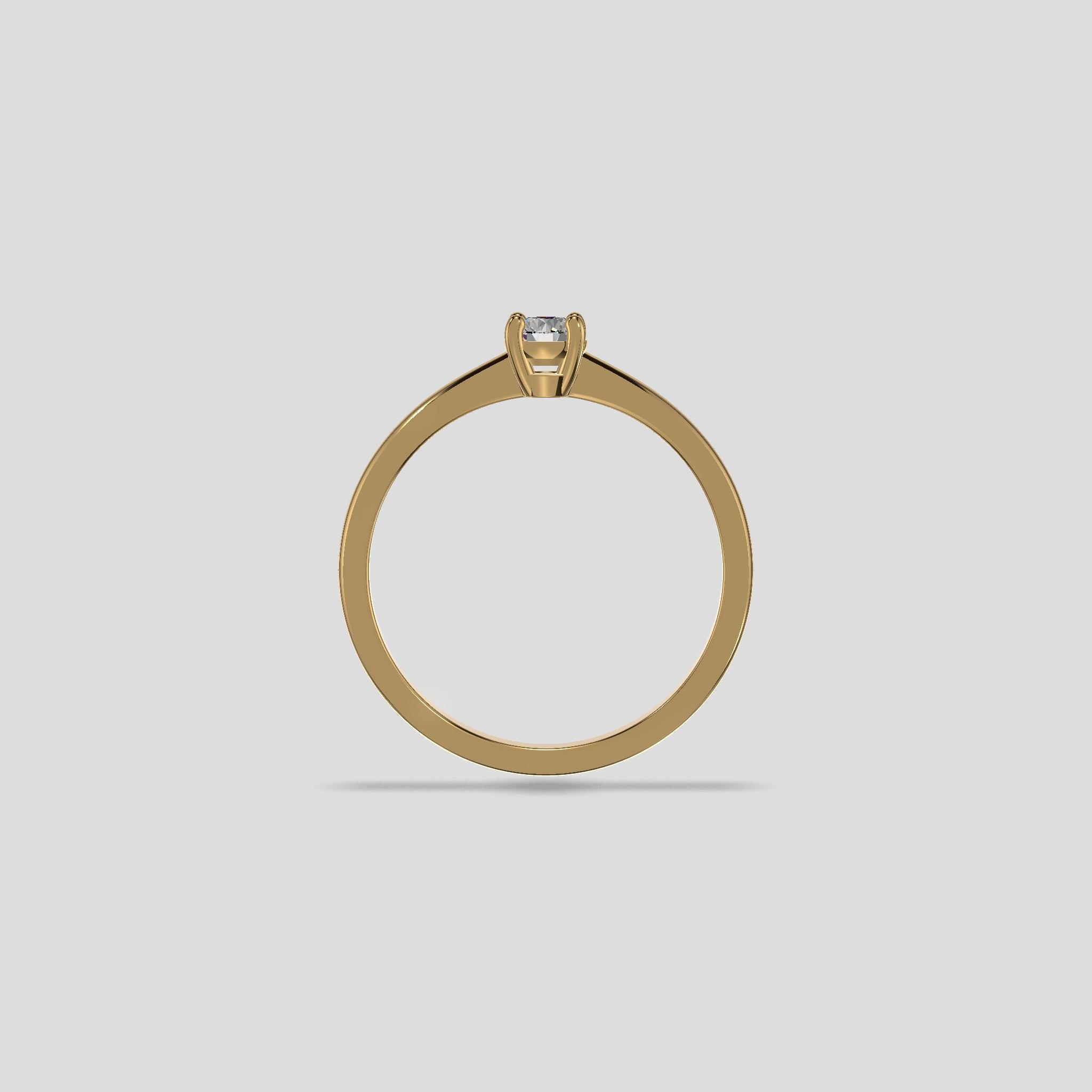 Eterna Solitaire Diamond Ring