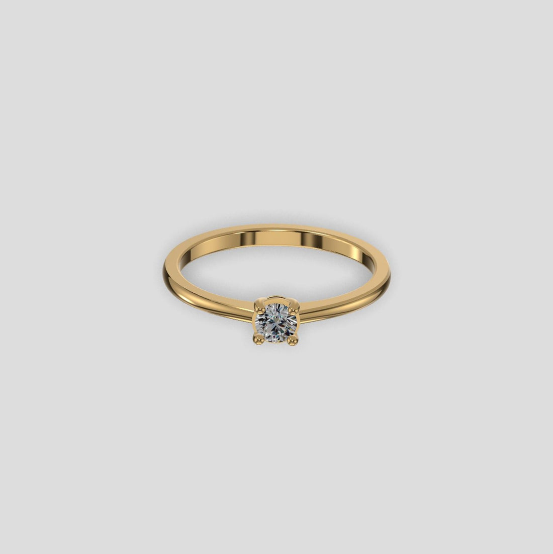 Eterna Solitaire Diamond Ring