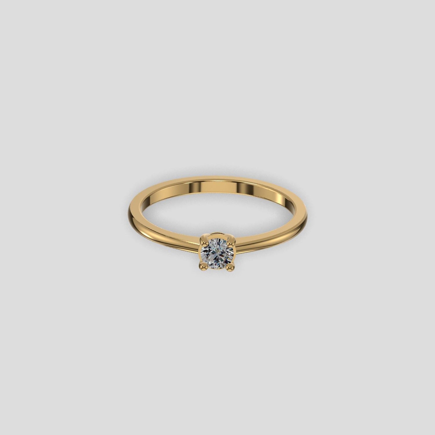 Eterna Solitaire Diamond Ring