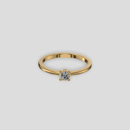 Eterna Solitaire Diamond Ring