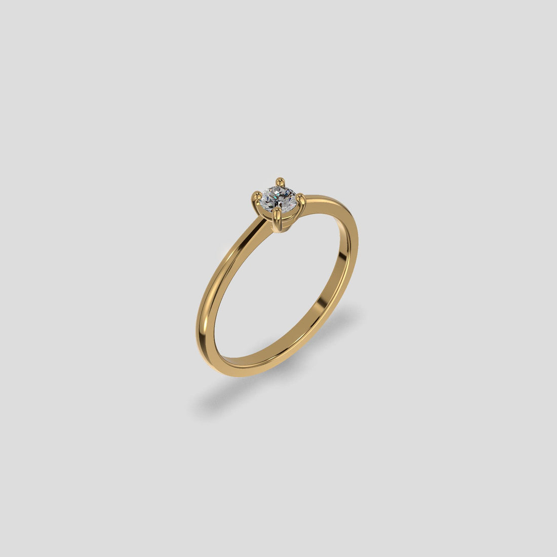 Eterna Solitaire Diamond Ring