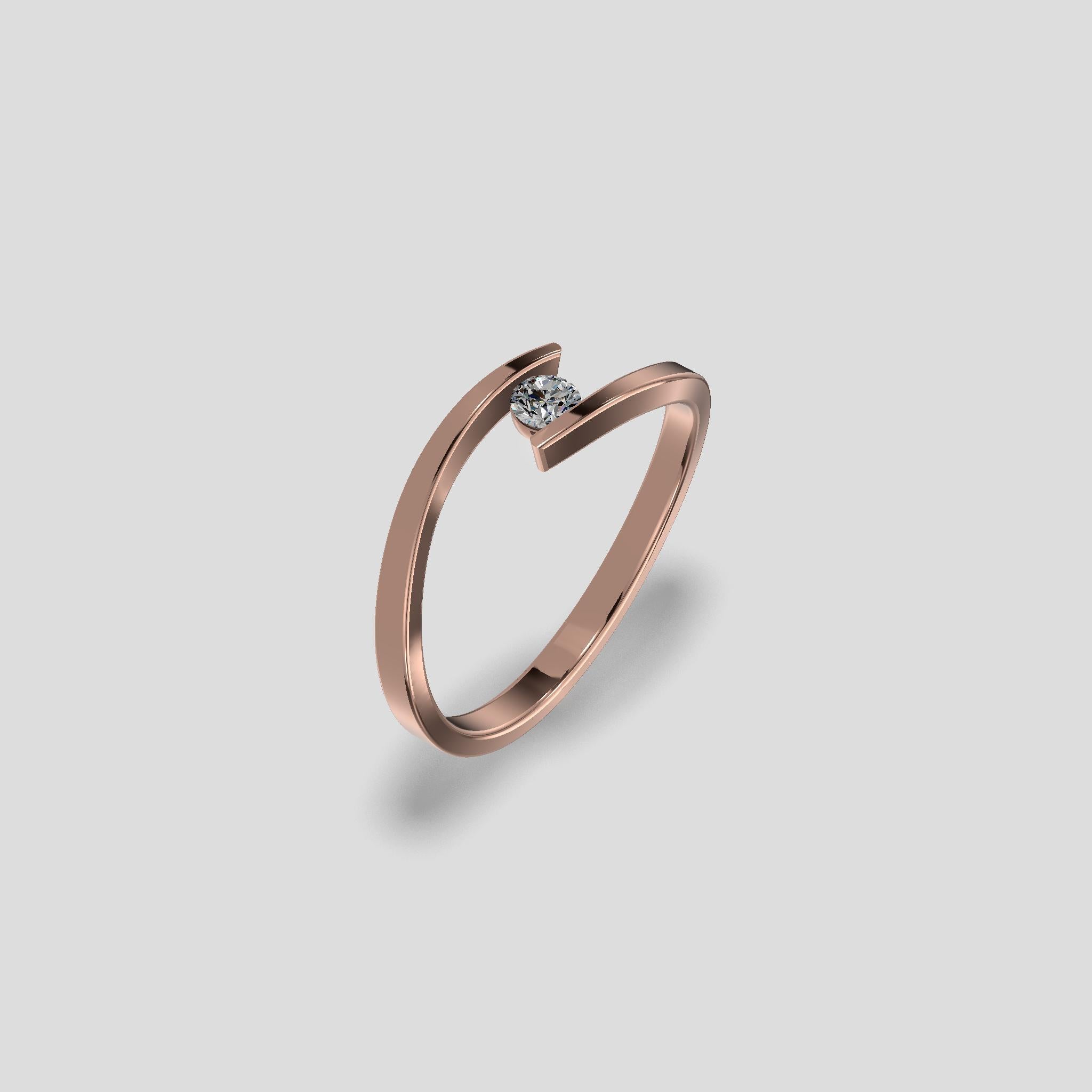 Graceful Embrace Diamond Ring