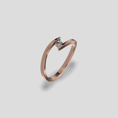 Graceful Embrace Diamond Ring