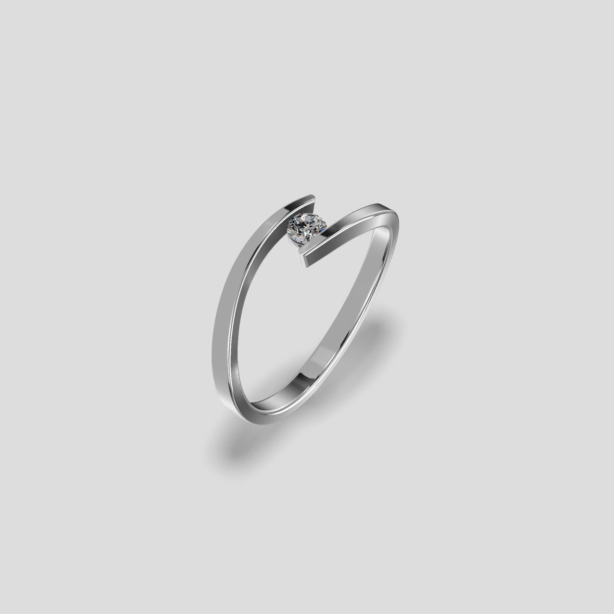 Graceful Embrace Diamond Ring