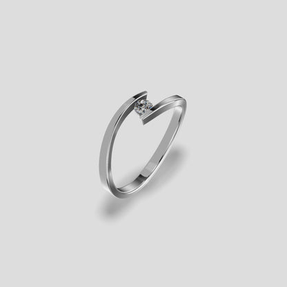Graceful Embrace Diamond Ring