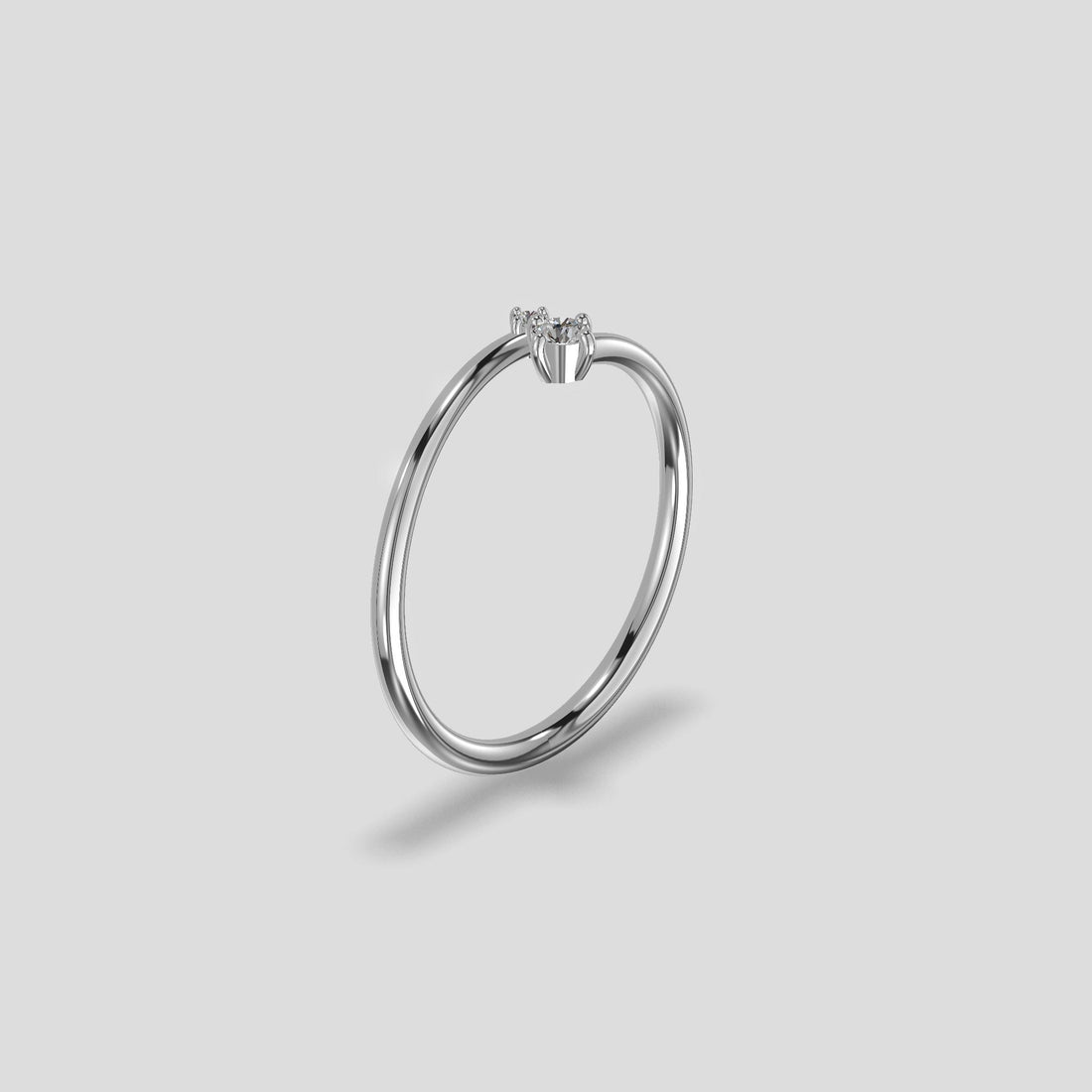 Eternal Duo Diamond Ring Platinum