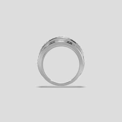 Twilight Spiral Diamond Band