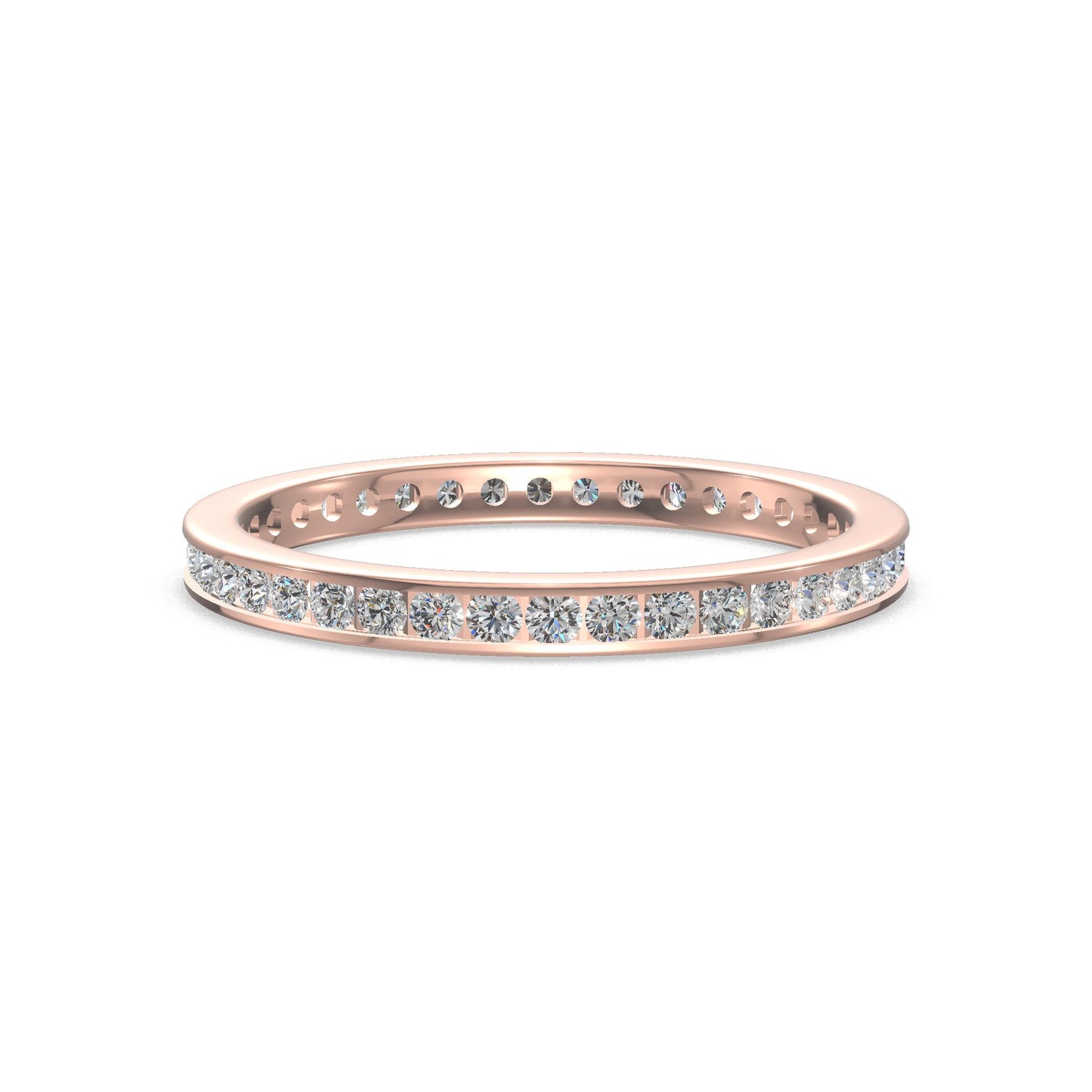 Elegant Eternity Diamond Band Gold