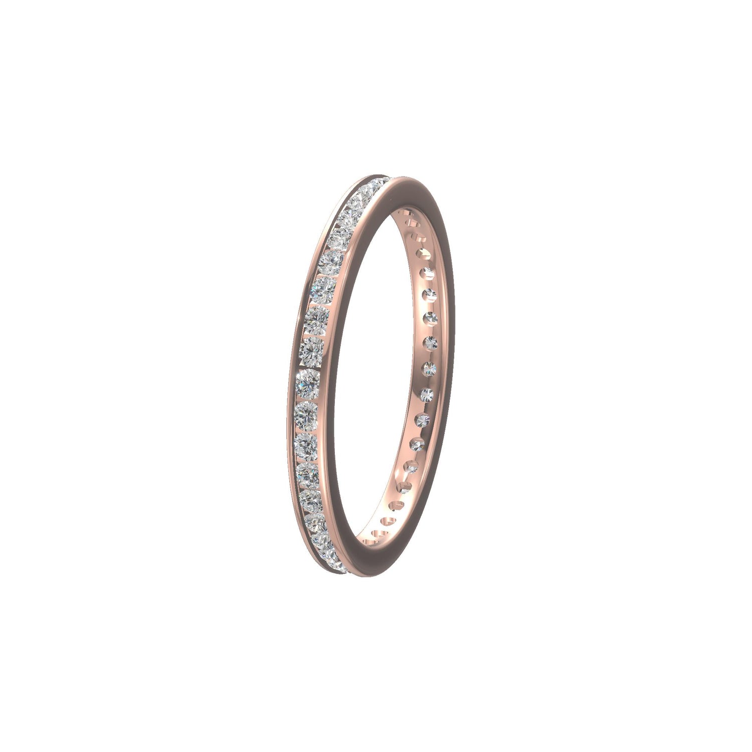Elegant Eternity Diamond Band Gold